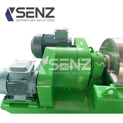 Dekantérová odstredivka na čistenie palmového oleja